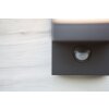 Lutec CUBA Outdoor Wall Light LED anthracite, 1-light source, Motion sensor
