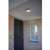 Lutec Rola outdoor ceiling light LED black, 1-light source