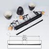 Elm Ceiling Light anthracite, Light wood, 3-light sources