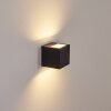 Spidern Outdoor Wall Light LED black, 1-light source
