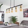 Tulla Pendant Light brass, black, 5-light sources