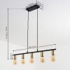 Tulla Pendant Light brass, black, 5-light sources