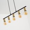Tulla Pendant Light brass, black, 5-light sources