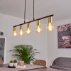Tulla Pendant Light brass, black, 5-light sources