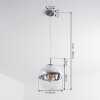 Degevos Pendant Light matt nickel, 1-light source