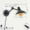 Fort Wall Light black, 1-light source