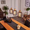 Ateponta Pendant Light black, 3-light sources