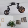 Sunasau Ceiling Light black, 2-light sources