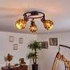Sunasau Ceiling Light black, 3-light sources