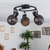 Sunasau Ceiling Light black, 3-light sources