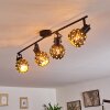 Sunasau Ceiling Light black, 4-light sources
