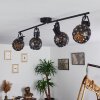 Sunasau Ceiling Light black, 4-light sources
