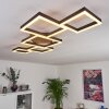 Pourao Ceiling Light LED black, white, 1-light source, Remote control