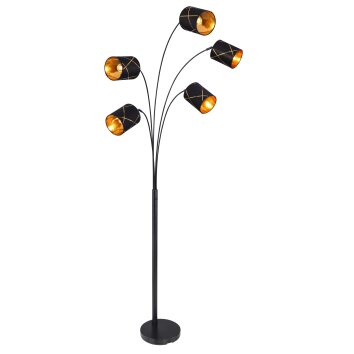 Globo BEMMO Floor Lamp black, 5-light sources
