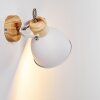 Banjul Wall Light Light wood, white, 1-light source