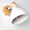 Banjul Wall Light Light wood, white, 1-light source