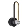 Globo TOPPOLE Wall Light LED black, 1-light source