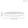 Eglo FRANIA-M Ceiling Light LED white, 1-light source, Motion sensor