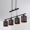 Opatija Pendant Light black, 4-light sources