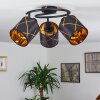 Opatija Ceiling Light black, 3-light sources