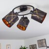 Opatija Ceiling Light black, 3-light sources