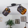 Opatija Ceiling Light black, 2-light sources