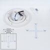 Wawo Ceiling Light LED grey, white, 1-light source, Remote control