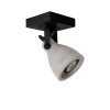 Lucide CONCRI ceiling spotlight LED black, 1-light source