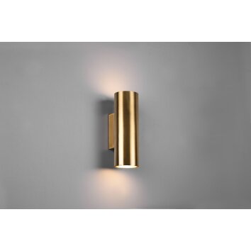 Trio Marley Wall Light antique brass, 2-light sources