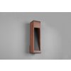 Trio Canning Outdoor Wall Light Dark wood, matt nickel, 1-light source