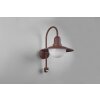 Trio Norman Outdoor Wall Light rust-coloured, 1-light source, Motion sensor