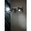 Trio Tunga Outdoor Wall Light LED anthracite, 2-light sources, Motion sensor