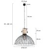 Steinhauer Dunbar Pendant Light black, 1-light source
