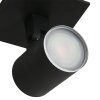 Steinhauer Points noirs Ceiling Light LED black, 1-light source