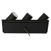 Steinhauer Points noirs Ceiling Light LED black, 3-light sources
