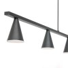 Steinhauer Vortex Pendant Light black, 5-light sources