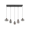 Steinhauer Reflexion Pendant Light black, 5-light sources
