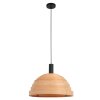 Steinhauer Veneer Pendant Light black, 1-light source