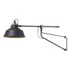 Steinhauer Wall Light gold, black, 1-light source