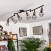 Baripada Ceiling Light brass, black, 6-light sources