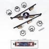 Baripada Ceiling Light brass, black, 6-light sources