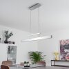 Ifo Pendant Light LED brushed aluminium, 3-light sources