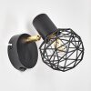 Palmira Wall Light gold, black, 1-light source
