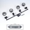 Palmira Ceiling Light black, 4-light sources