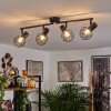 Palmira Ceiling Light black, 4-light sources