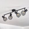 Palmira Ceiling Light black, 4-light sources