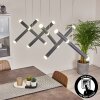Térou Pendant Light LED anthracite, 6-light sources