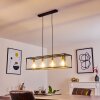 Flambeau Pendant Light black, 4-light sources