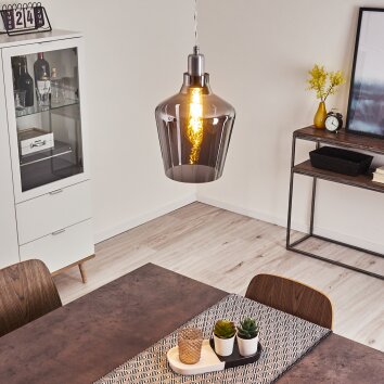 Batouna Pendant Light silver, 1-light source