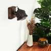 Herford Wall Light brown, Dark wood, 1-light source